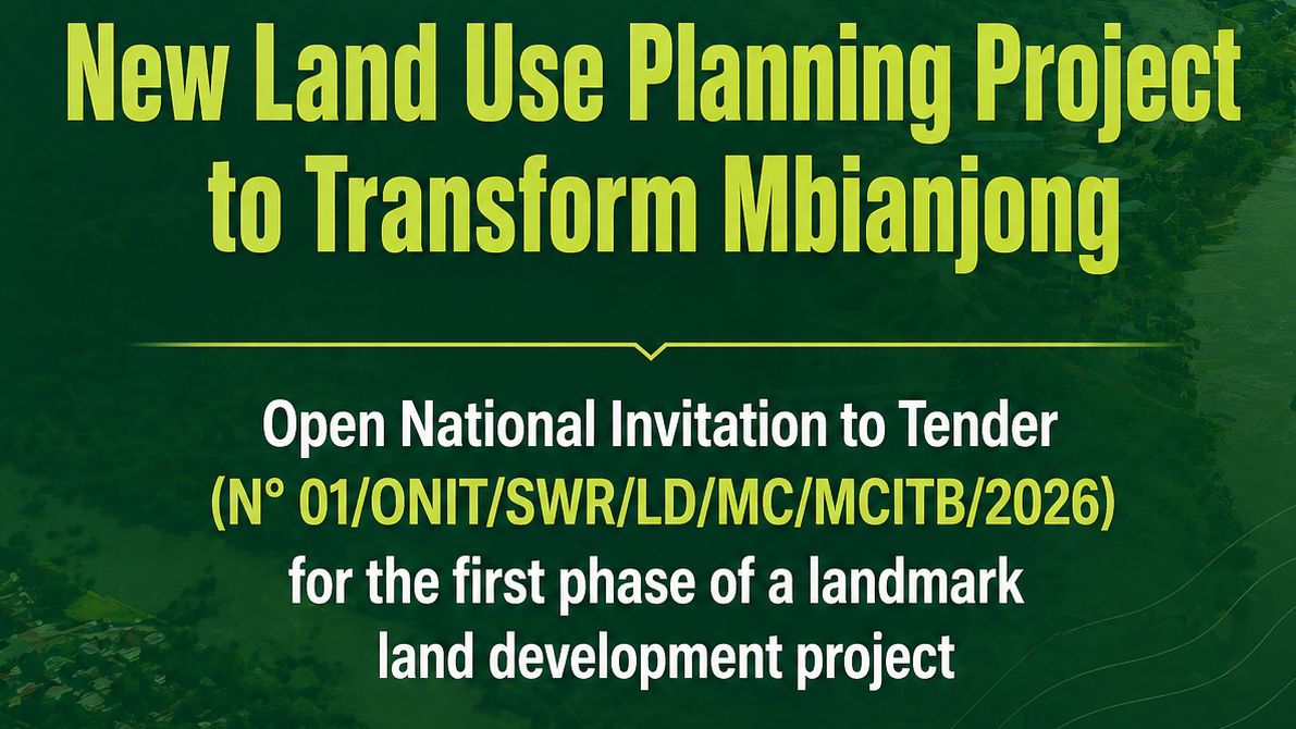 Menji Council Issues Call for Tenders: New Land Use Planning Project to Transform Mbianjong